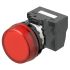 M22N Indicator, Plastic flat etched, Red