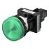 Omron M22NSeries, Green Indicator, 12V, 22mm Mounting Hole Size, IP66