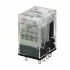 Omron Plug In Non-Latching Relay, 110 V ac, 120 V ac Coil, 3A Switching Current, 4PDT