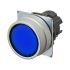 Omron Blue Push Button Head - Momentary, A22NZ Series, 22mm Cutout, Round