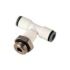 Legris LF6900 LIQUIfit Series Push-in Fitting, Push In 12 mm to Push In 12 mm, Threaded-to-Tube Connection Style