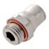 Legris LF3800 Series, G 1/8 Male to Push In 4 mm, Threaded-to-Tube Connection Style