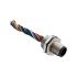 Male M12 to Free End Sensor Actuator Cable, 17 Core, 200mm