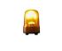 Patlite SL Series Amber Flashing Beacon, 12→24 VDC, Base Mount, LED Bulb, IP66