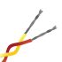 RS PRO Thermocouple Wire, PFA Sheath Twin Twisted, Type K, 1/0.3mm, Unscreened, 10m