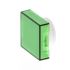 Krycí sklíčko tlačítka Čtyřhran, barva čočky: Zelená