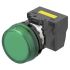 Voyant LED lumineux  Vert Omron, dia. 22mm, IP66