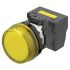 Omron M22NSeries, Yellow Indicator, 22mm Mounting Hole Size, IP66