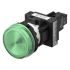 Omron M22NSeries, Green Indicator, 22mm Mounting Hole Size, IP66