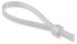 HellermannTyton Cable Ties, 9mm x 8 mm, Natural Polyamide 6.6 (PA66)