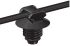 HellermannTyton Cable Tie, Releasable, 202mm x 4.6 mm, Black Polyamide 6.6 (PA66)