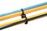 HellermannTyton Cable Tie, Releasable, 150mm x 4.6 mm, Black PA 6.6 Heatstabilised