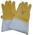 Sibille RGX-SG - REGELTEX Yellow Insulating Overglove Leather Overglove, Size E, Leather Lining, Leather Coating