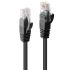 Lindy Electronics Cat6 Male RJ45 to Male RJ45 Ethernet Cable, U/UTP, Black PVC Sheath, 5m