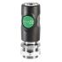 PREVOST Composite Body Male Safety Quick Connect Coupling For Bulkhead, G 1/2 Male Threaded