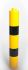 Espuma protectora de esquinas Addgards de Plástico Negro, amarillo, long. 1200mm, Ø 105mm