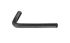 Šestihranný klíč Metrický Šestihran tvar L Krátké rameno, Chrom-vanadová ocel Expert by Facom