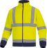 Delta Plus Navy/Yellow Unisex Hi Vis Fleece Jacket, XL