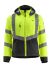 Mascot Workwear BLACKPOOL Yellow/Black Unisex Hi Vis Softshell Jacket, L