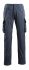 Mascot Workwear INGOLSTADT Dark Navy Cotton, Polyester Trousers 37in, 46 Waist