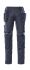 Mascot Workwear KASSEL Dark Navy Cotton, Polyester Lightweight Trousers 30.5in, 78cm Waist