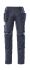 Kalhoty Unisex velikost 38.5in v pase, Tmavě modrá, Lehké 32in, Bavlna, polyester 81cm, řada: KASSEL 38.5in 98cm
