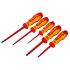 CK Phillips; Slotted Insulated Screwdriver Set, 5-Piece