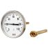 Termometr z zegarem 0 → 80 °C średnica tarczy: 100mm WIKA typ: Tarcza Stopnie Celsjusza