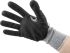 Pro Fit Black/Grey Cut Resistant Gloves, Size 8, Medium, Nitrile Foam Coating