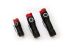 RS PRO LED Torch Black, Red - Rechargeable 1500 lm, 105 mm