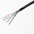 Van Damme Cat6a Ethernet Cable, S/FTP, Black, 50m