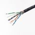 Van Damme Ethernetkabel Cat.7, 100m, Schwarz Verlegekabel S/FTP, Polyurethan
