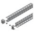 Schneider Electric NSYSUCR Series Cross Rail, 40mm W, 1200mm H For Use With Spacial SF, Spacial SFX, Spacial SM,