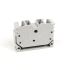 Rockwell Automation 1492 Series Grey DIN Rail Terminal Block, 2.5mm², Spring Clamp Termination