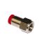 Norgren Pneufit C Series Female Adaptor, G 1/4 Female to Push In 12 mm, Threaded-to-Tube Connection Style