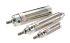 Norgren Pneumatic Roundline Cylinder - 40mm Bore, 100mm Stroke, RT/57200/M Series, Double Acting