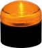 RS PRO, LED Blitz, Dauer LED-Signalleuchte Orange, 12 → 24 V, Ø 92mm x 83mm