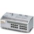 Ethernet kapcsoló 16 db RJ45 port, rögzítés: DIN-sín, 100Mbit/s