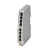 Phoenix ContactFL SWITCH 1000 Series DIN Rail Mount Ethernet Switch, 8 RJ45 Ports, 1000Mbit/s Transmission, 24V dc