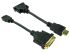 RS PRO Adapter, Male HDMI to Female DVI-D