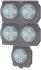 Eaton Flutlicht für Gefahrenbereiche, 245 W LED / 277 V ac