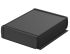 Bopla Alubos (Set) Series Black Aluminium General Purpose Enclosure, IP65, Flanged, Black Lid, 169 x 52 x 200mm