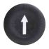 Black Push Button Cap, for use with Harmony XAL, Harmony XB4, Harmony XB5, Cap