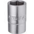 SAM 1/4 in Drive 13mm Standard Socket, 12 point, 25 mm Overall Length