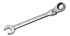 SAM Combination Ratchet Spanner, 10mm, Metric, Height Safe, Double Ended, 159 mm Overall