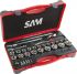 SAM ソケットセット1/2インチ 32ピース 75-SH32