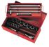 SAM 25-Piece Metric 3/4 in Standard Socket Set with Ratchet, 12 point