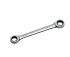 SAM 106C Series Ratchet Spanner, 14mm, Metric, Height Safe, Double Ended, 181 mm Overall, No