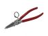 SAM Circlip Pliers, 180 mm Overall, Straight Tip, 140mm Jaw