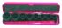 SAM 19130 8 Piece Socket Set, 3/8 in Hexagon Drive